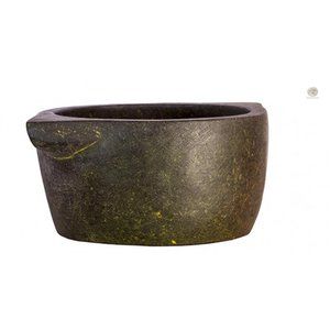 Seasoned Soapstone Cooking Pot (Maa Kalchatti)